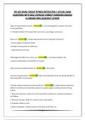 GFI ACE EXAM -GROUP FITNESS INSTRUCTOR &vert; ACTUAL EXAM QUESTIONS WITH WELL DETAILED CORRECT ANSWERS&vert;GRADED A&plus;&vert;BRAND NEW 2026&sol;2027 UPDATE