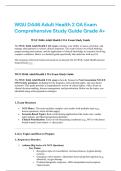 WGU D446 Adult Health 2 OA Exam Comprehensive Study Guide Grade A&plus;