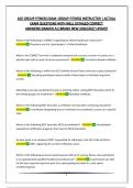 ACE GROUP FITNESS EXAM -GROUP FITNESS INSTRUCTOR &vert; ACTUAL EXAM QUESTIONS WITH WELL DETAILED CORRECT ANSWERS&vert;GRADED A&plus;&vert;BRAND NEW 2026&sol;2027 UPDATE