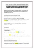 ACE GFI BUNDLED EXAMS -GROUP FITNESS INSTRUCTOR &vert; ACTUAL EXAM QUESTIONS WITH WELL DETAILED CORRECT ANSWERS&vert;GRADED A&plus;&vert;BRAND NEW 2026&sol;2027 UPDATE