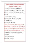 NUR 6130 EXAM 1 STUDY GUIDE &vert; COMPLETE PRACTICE QUESTIONS & VERIFIED ANSWERS PDF