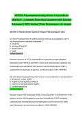  NSG552&colon; Psychopharmacology Exam 1 Actual Exam 2026&sol;2027 &ndash; Complete Exam-Style Questions with Detailed Rationales &vert; 100&percnt; Verified &vert; Pass Guaranteed &ndash; A&plus; Graded