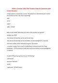 CCNA 1 &lpar;Version 7&period;00&rpar; ITNv7 Practice Exam &num;1 Questions with&NewLine;Correct Answers