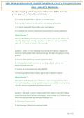 NEW ZEALAND NURSING STATE FINAL EXAM PREP WITH QUESTIONS AND CORRECT ANSWERS