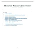 Samenvatting Ethisch en Duurzaam Ondernemen &vert; UA &vert; 2025&sol;26