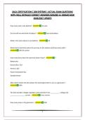 SACA CERTIFICATION C 208 SYSTEMS &vert; ACTUAL EXAM QUESTIONS WITH WELL DETAILED CORRECT ANSWERS&vert;GRADED A&plus;&vert;BRAND NEW 2026&sol;2027 UPDATE