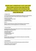 AGACNP ADULT-GERONTOLOGY ACUTE CARE NURSE PRACTITIONER CERTIFICATION EXAM PRACTICE QUESTIONS & ANSWERS WITH RATIONALES 200-QUESTION COMPREHENSIVE STUDY GUIDE  2025&ndash;2026 EXAM PREPARATION