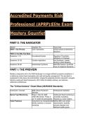 2026&sol;2027 Accredited Payments Risk Professional &lpar;APRP&rpar; Elite Exam Mastery Test Bank &vert; 40&plus; Q&A with Deep Analysis