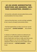 AZ-104 Azure Administrator Exam Questions & Answers &ndash; 100&percnt; Pass Guaranteed&NewLine;&NewLine;