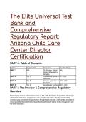 The Elite Arizona Child Care Center Director Certification Test Bank &lpar;2026&sol;2027&rpar; &vert; A&period;A&period;C&period; Title 9 Regulatory Exams