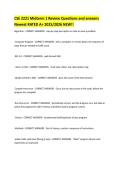  Comprehensive CSE 2221 Midterm 1 Blueprint&colon; Rated A&plus; Core Question Bank &lpar;2025&sol;2026 Edition&rpar;