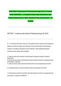  NSG552 Exam 1 Actual Exam 2026&sol;2027 &ndash; Complete Study Bundle with Detailed Rationales &vert; 100&percnt; Verified &vert; Pass Guaranteed &ndash; A&plus; Graded