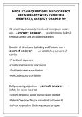 MPDS Exam Questions & Correct Detailed Answers &ndash; Graded A&plus; Verified&NewLine;&NewLine;