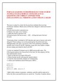 PORTAGE LEARNING PATHOPHYSIOLOGY NURS 231 BIOD &NewLine;331 FINAL EXAM & MODULE 1-10 EXAMS ACTUAL &NewLine;QUESTIONS AND CORRECT ANSWERS WITH &NewLine;EXPLANATIONS ALL VERSIONS LATEST UPDATE A GRADE &NewLine;