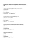 BFIN Study Guide &vert; Business Finance Fundamentals&comma; Notes & Practice Questions 2026