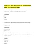 CST Practice Exam &num;2 &ndash; Updated Questions & Answers Complete Certification Study Guide &lpar;A&plus;&rpar; 2025&sol;2026