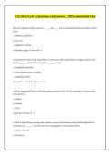 NTR 401 EXAM 2 Questions And Answers &sol; 100&percnt; Guaranteed Pass&excl;