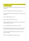 CT DDS Medication Certification &ndash; Updated Questions & Answers Complete Study Guide &lpar;A&plus;&rpar; 2025&sol;2026