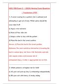 NSG 300 EXAM 2 STUDY GUIDE &vert; COMPLETE PRACTICE QUESTIONS & VERIFIED ANSWERS PDF