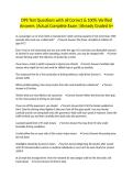 DPS Test Questions with all Correct & 100&percnt; Verified Answers &vert;Actual Complete Exam &vert;Already Graded A&plus;