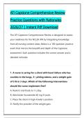 ATI Capstone Comprehensive Review  &NewLine;Practice Questions with Rationales &NewLine;2026&sol;27 &vert; Instant Pdf Download 