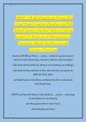 NR605 &sol; NR 605 Final Exam Newest 2025 &NewLine;Actual Exam Complete Questions And Well &NewLine;Defined Answers &lpar;Verified Answers&rpar;&vert;Already &NewLine;Graded A&plus; Diagnosis & Management in &NewLine;Psychiatric-Mental Health across the &NewLine;Lifespan I Practicum