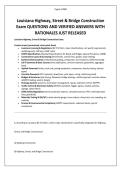 Louisiana Highway&comma; Street & Bridge Construction Exam