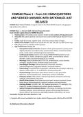 COMSAE Phase 1 Form 111 &mdash; exam