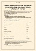 COMSAE Phase 2 &ndash; Form 109&comma;110&comma; 111 Exam