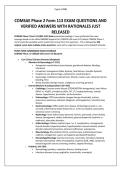 COMSAE Phase 2 Form 113&comma; 114 &comma; 115&comma; 116 Exam
