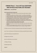 COMSAE Phase 1 - Form 107 Exam QUESTIONS AND DETAILED SOLUTIONS JUST RELEASED&period;pdf&NewLine;&NewLine;
