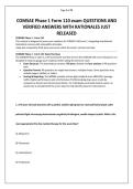 COMSAE Phase 1 - Form 107 Exam