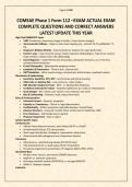 COMSAE Phase 1 Form 112 &ndash;EXAM 