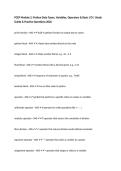 PCEP Module 2&colon; Python Data Types&comma; Variables&comma; Operators & Basic I&sol;O &vert; Study Guide & Practice Questions 2026