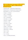 HESI A2 Admissions Assessment &lpar;2026&sol;2027&rpar; &vert;&NewLine;Latest Questions &vert; 100&percnt; Verified Answers &vert;&NewLine;Revision Pack &vert; A&plus;