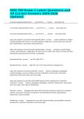 NSG 302 Exam 1 Latest Questions and All Correct Answers 2025-2026 Updated&period;&NewLine;&NewLine;