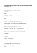 PCEP Practice Questions &vert; Python Certified Entry-Level Programmer Exam Prep & Study Guide 2026
