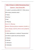 NSG 318 EXAM 2 STUDY GUIDE &vert; COMPLETE PRACTICE QUESTIONS & VERIFIED ANSWERS PDF
