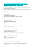 NSG 302- Exam 2 Practice Questions All Answers Solved Correctly&period;&NewLine;&NewLine;