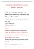 NUR 6001 EXAM 3 STUDY GUIDE &vert; COMPLETE PRACTICE QUESTIONS & VERIFIED ANSWERS