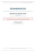 Examenfocus Balanslezen en financi&euml;le analyse &vert; UGent