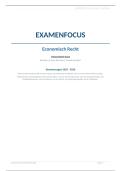 Examenfocus Economisch Recht &vert; UGent 