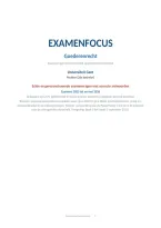 Examenfocus 2de bachelor Rechten &vert; UGent &vert; 2de semester
