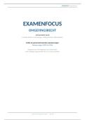 Examenfocus Bestuurs- & omgevingsrecht &vert; UGent