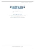 Examenfocus Algemene Rechtsleer &vert; UGent 