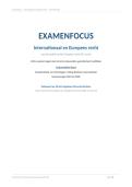 Examenfocus Inleiding tot het internationaal en Europees recht &vert; UGent 