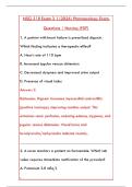NSG 318 EXAM 3 STUDY GUIDE &vert; COMPLETE PRACTICE QUESTIONS & VERIFIED ANSWERS PDF