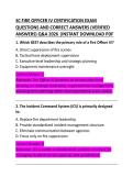 SC Food Service Manager Certification Exam Questions and Correct Answers