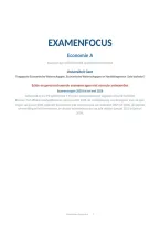 Examenfocus Economie A &vert; UGent