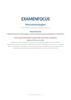 Examenfocus Menswetenschappen &vert; UGent